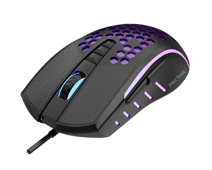 ماوس الألعاب Meetion خفيف الوزن Honeycomb GM015