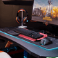 Meetion RGB Large Keyboard and Mouse Gaming Pad PD121 - Black
