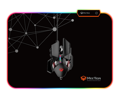 لوحة ماوس الألعاب Meetion RGB - سوداء