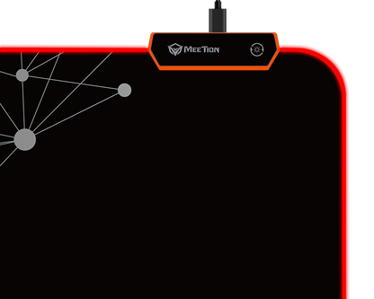 لوحة ماوس الألعاب Meetion RGB - سوداء