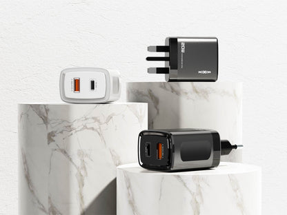 Moxom PD Elite 20W Fast Charge Type-C Dual-Ports Home Charger