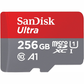 SanDisk 256GB Ultra microSDXC UHS-I - 100MB/s, C10, U1, Full HD, A1, Micro SD Card - SDSQUA4-512G