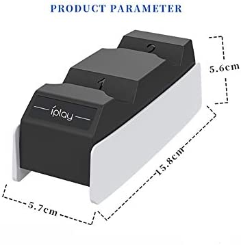 محطة شحن مزدوجة لجهاز التحكم Dualsense من IPLAY 