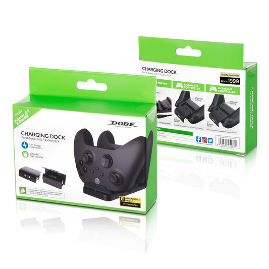 Dobe Dual Charging Stand With Two Rechargeable Batteries For Xbox One and Xbox Series X|S