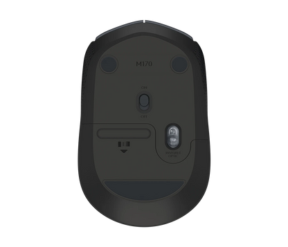 Logitech M170 Wireless Mouse - Grey Black