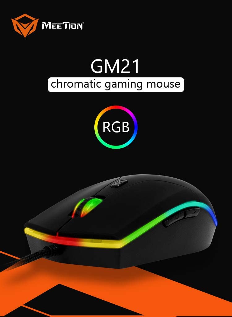 Meetion Polychromatic Gaming Mouse GM21