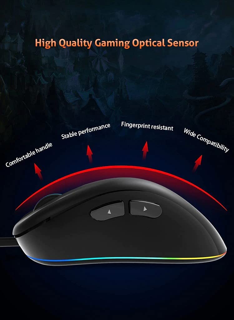 Meetion RGB Light Gaming Mouse GM19