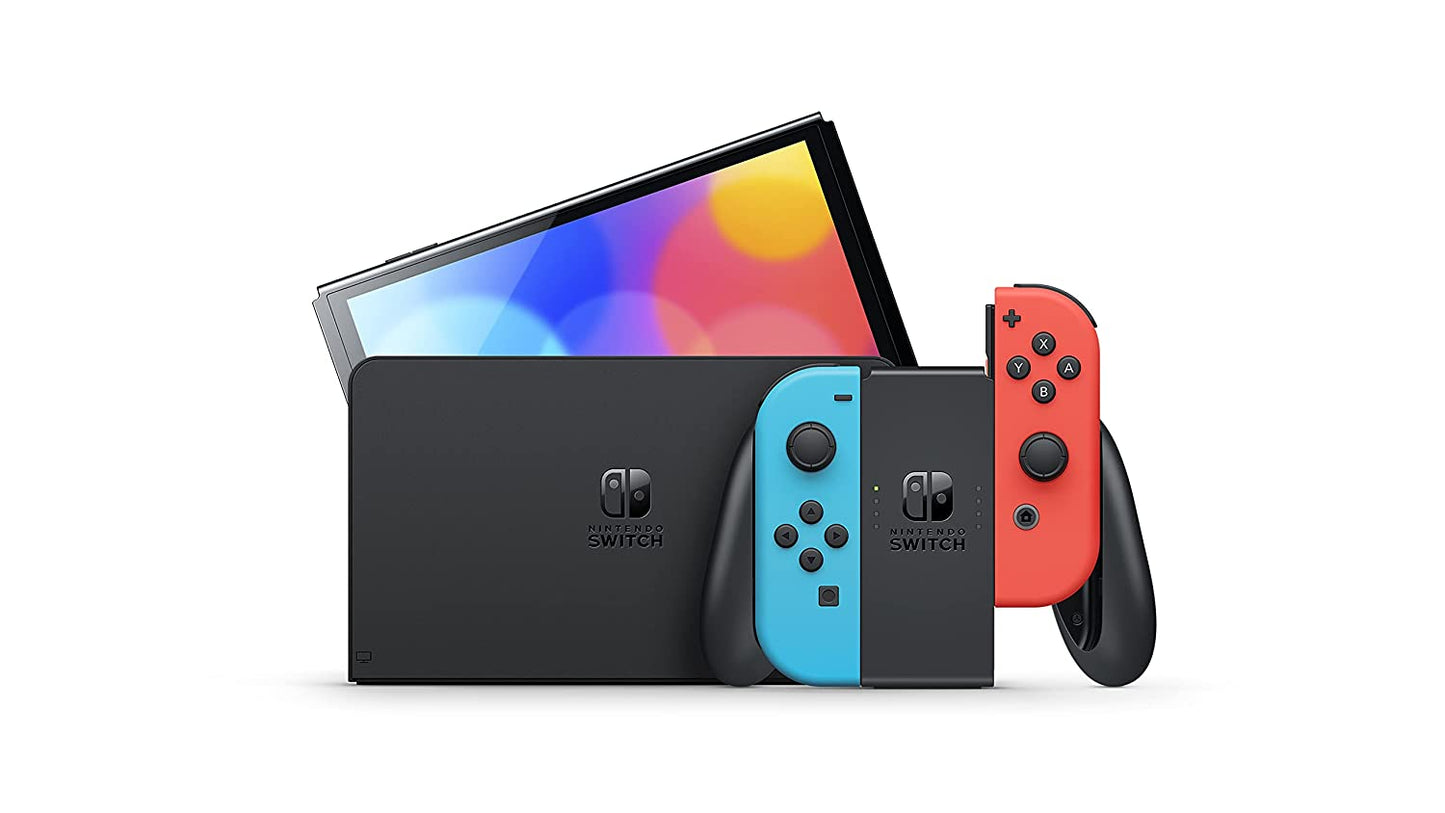 Nintendo Switch - OLED Model Neon Blue/Neon Red