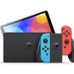 Nintendo Switch - OLED Model Neon Blue/Neon Red with Lucky Fox Starter Kit 9 in 1 Bundle