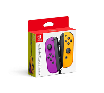وحدة تحكم Nintendo Switch Joy-Con (يسار)/(يمين) - برتقالي نيون/أرجواني نيون