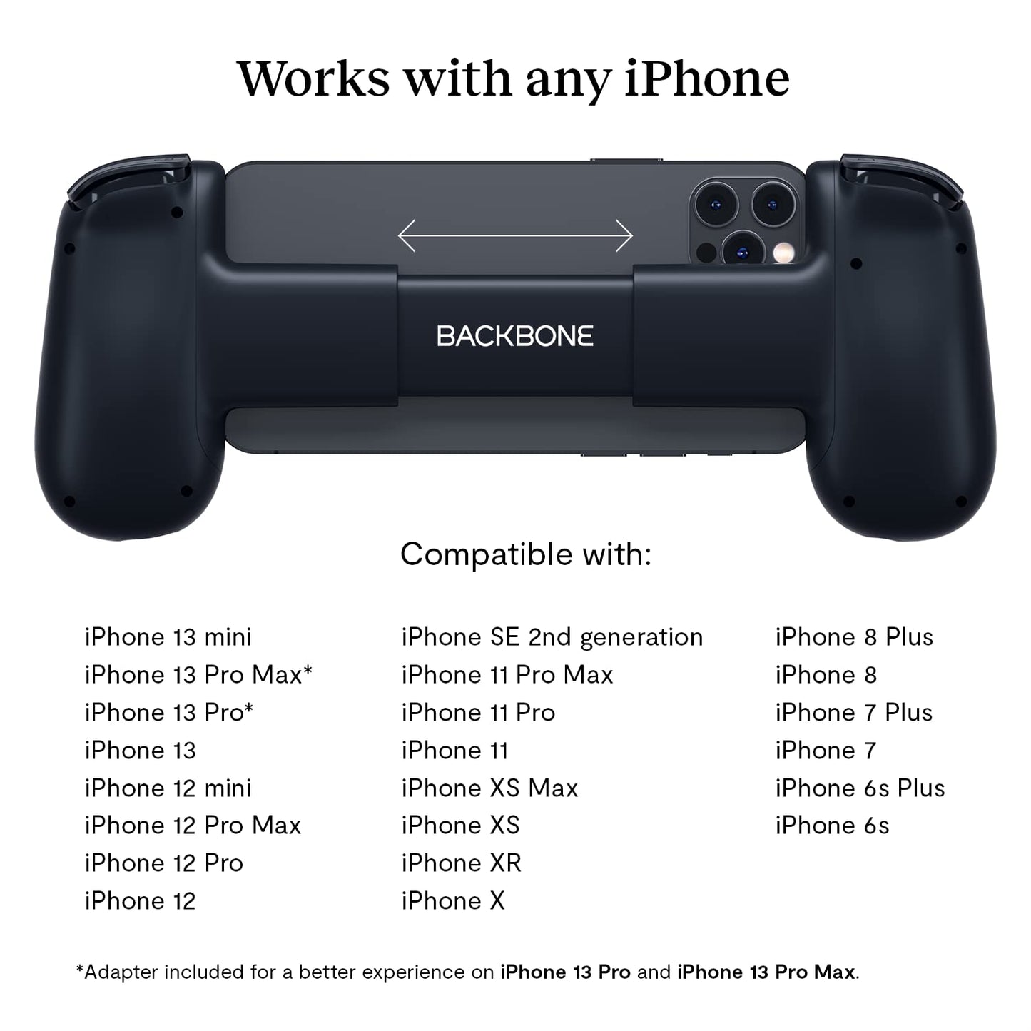 Backbone One Mobile Gaming Controller for iPhone [FREE 1 Month Xbox Game Pass Ultimate Included]