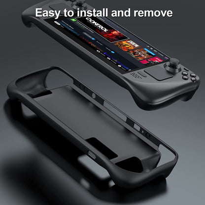 غطاء حماية من مادة TPU لجهاز ستيم ديك من دوبي - أسود 