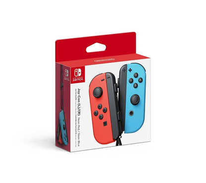 وحدة تحكم Nintendo Switch Joy-Con (يسار)/(يمين) - أحمر نيون/أزرق نيون