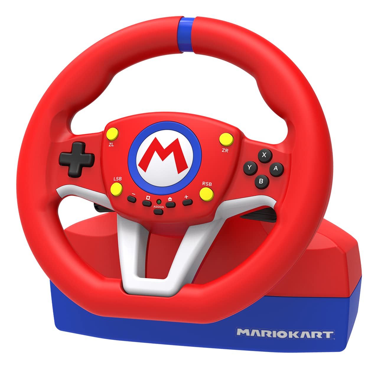 Hori Nintendo Switch Mario Kart Racing Wheel with Mario Kart 8 Deluxe Game Bundle