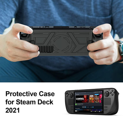 غطاء حماية من مادة TPU لجهاز ستيم ديك من دوبي - أسود 