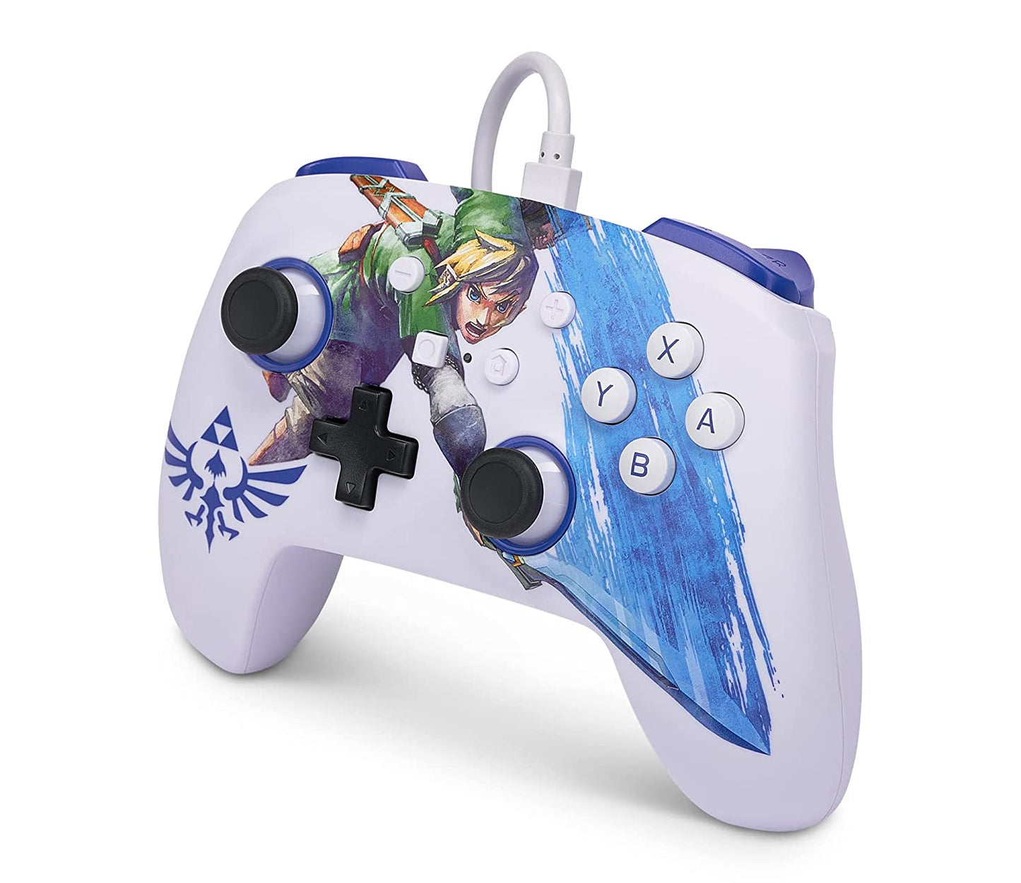 PowerA Enhanced Wired Controller for Nintendo Switch - Master Sword Attack Zelda Link