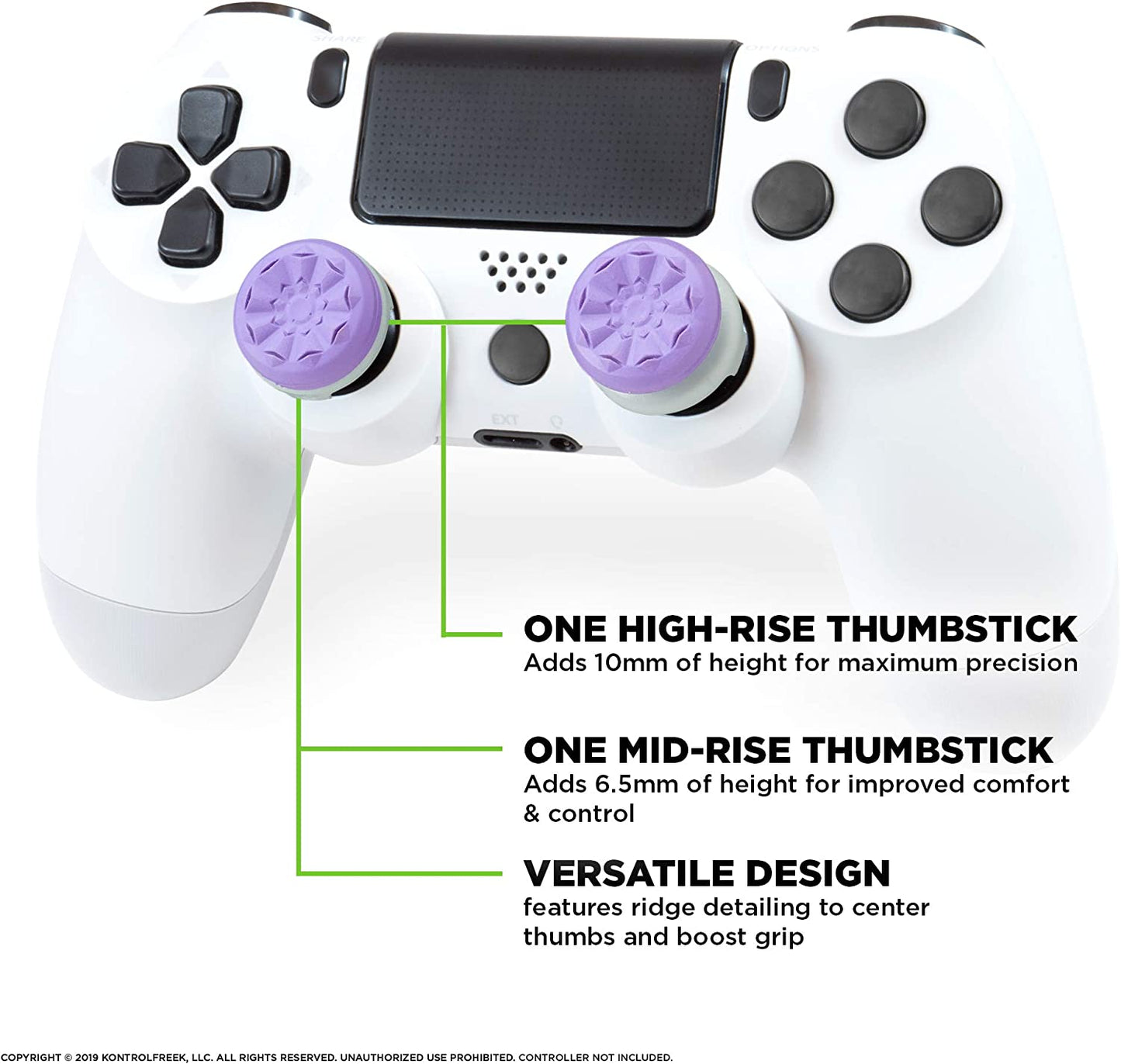 KontrolFreek FPS Galaxy Purple for PlayStation 4 | PlayStation 5