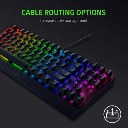 لوحة مفاتيح الألعاب الميكانيكية Razer BlackWidow V3 Tenkeyless TKL 