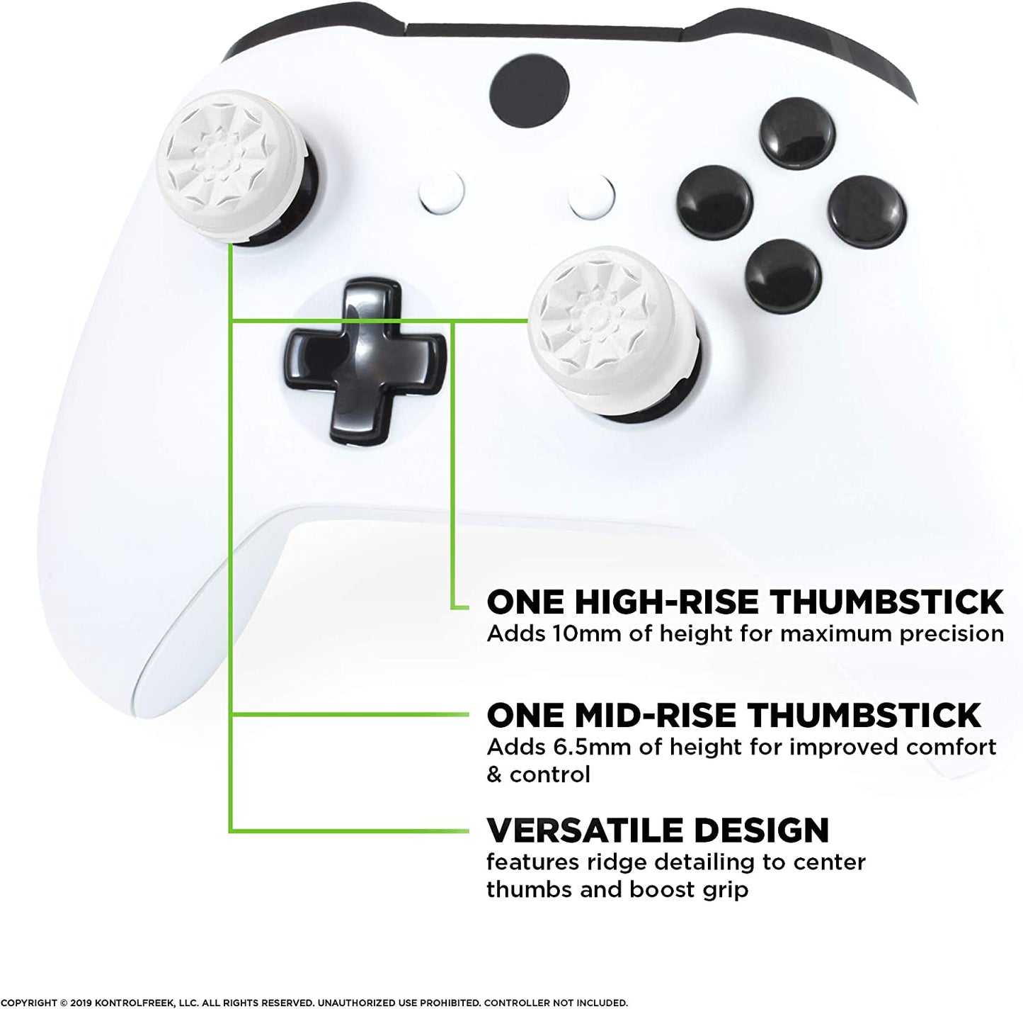 KontrolFreek FPS Freek Galaxy White for Xbox One and Xbox Series X | S