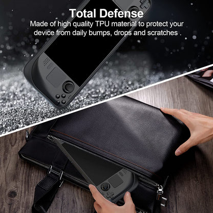 غطاء حماية من مادة TPU لجهاز ستيم ديك من دوبي - أسود 