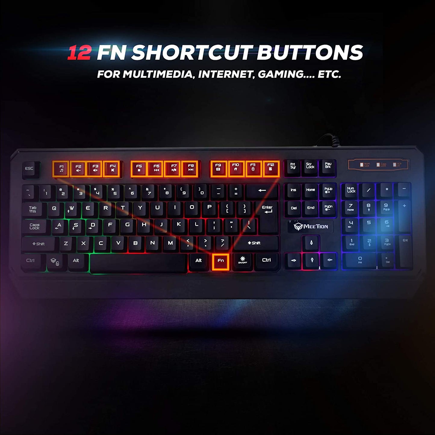 Meetion Backlit Gaming Keyboard K9320