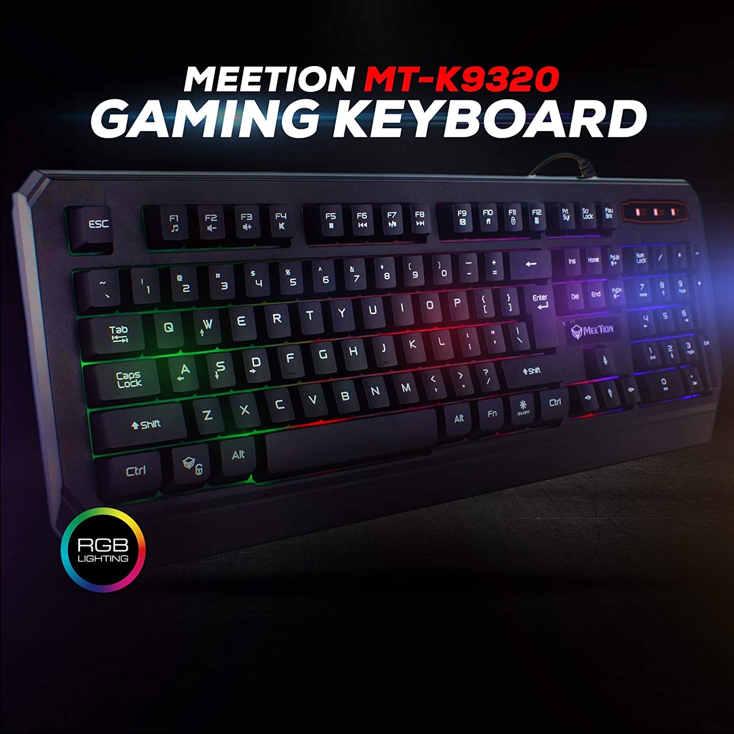 Meetion Backlit Gaming Keyboard K9320