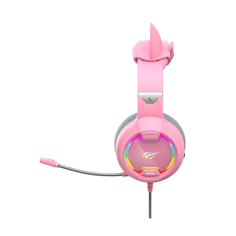 Havit H2233D Gaming Headset - Pink