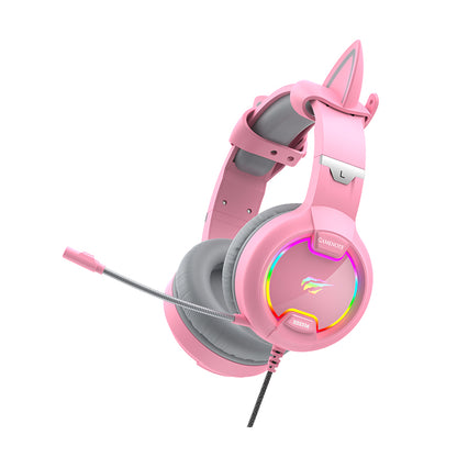 Havit H2233D Gaming Headset - Pink