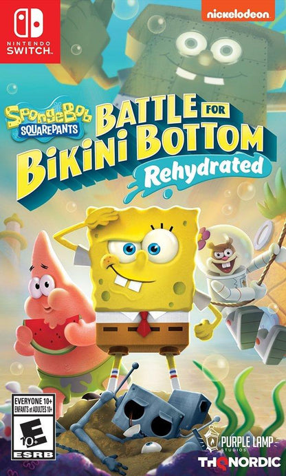 SpongeBob SquarePants: Battle for Bikini Bottom - Rehydrated (GAME CARD ONLY!) - Nintendo Switch (USED)