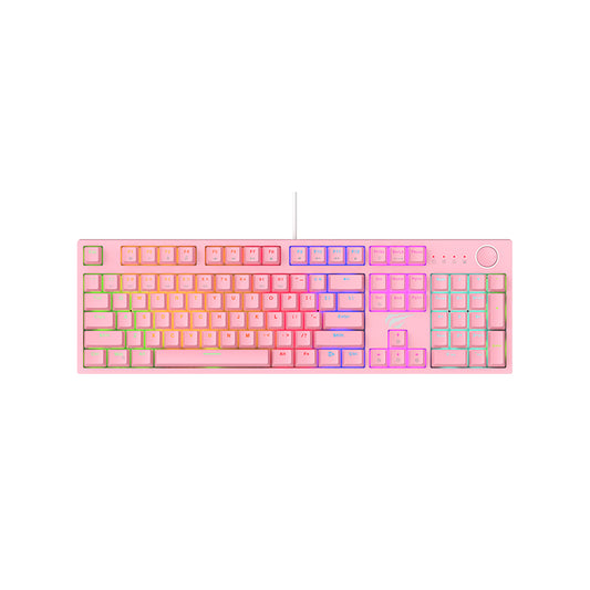 Havit KB871 Backlit Mechanical Gaming Keyboard - Pink