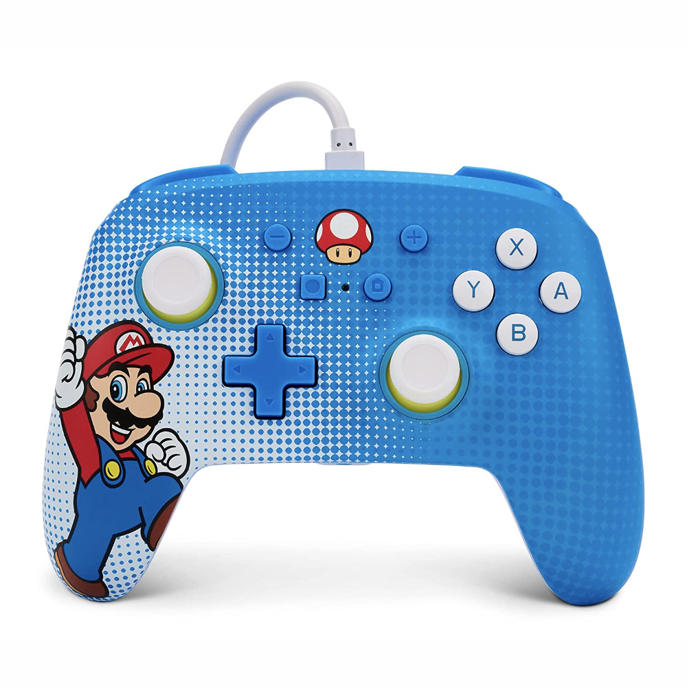 PowerA Enhanced Wired Controller for Nintendo Switch - Mario Pop Art