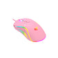 Havit MS1026 RGB Backlit Programmable Gaming Mouse - Pink