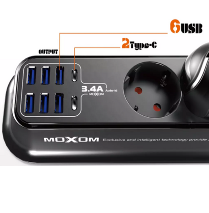 شريط طاقة موكسوم الآمن MX-ST05 - أسود | أبيض 