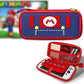 3D Travel Carrying Case For Nintendo Switch OLED And Nintendo Switch - Mario Red And Blue