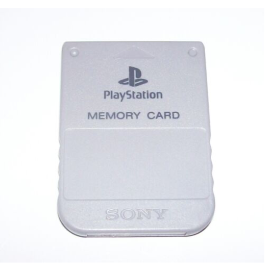 Sony PlayStation 1 Memory Card SCPH-1020 Gray OEM PS1