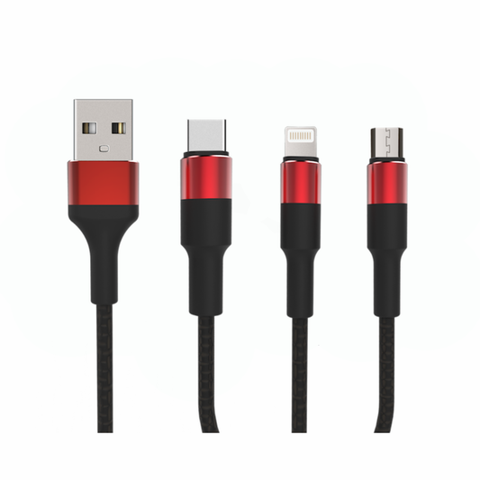 Moxom Fast Charge Cable Lightening | Micro | Type C