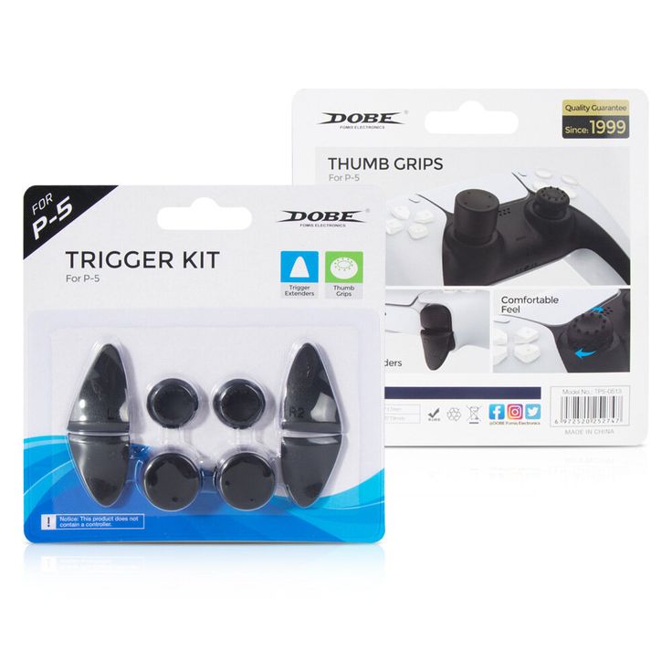 Dobe TP5-0513 Trigger Kit for PlayStation 5 - Black