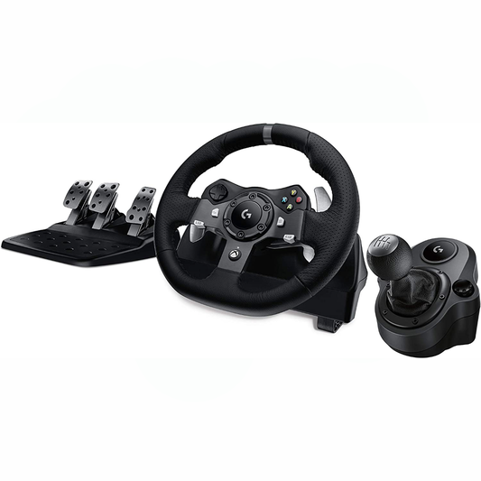 Logitech G920 Driving Force Racing Wheel with Logitech G Driving Force Shifter Bundle - Xbox | PC