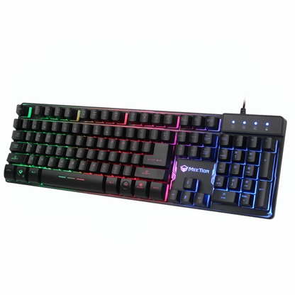 لوحة مفاتيح الألعاب Meetion Rainbow ذات الإضاءة الخلفية K9300