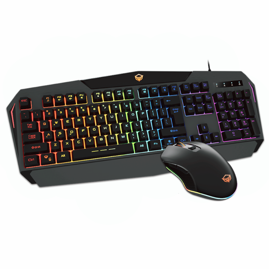 MeeTion C510 4 in 1 Backlit Rainbow Gaming Mouse and Keyboard Combo