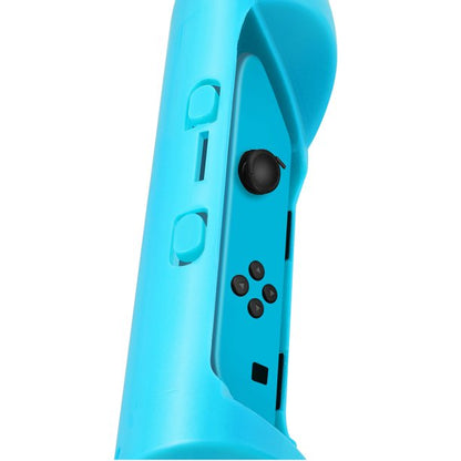 Tennis Racket for Nintendo Switch Joy-Con Controller Twin Pack (Mario Tennis Aces Red and Blue)