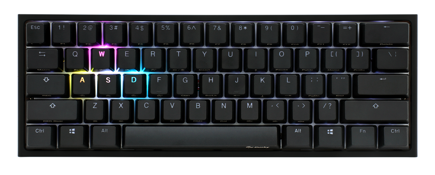 Ducky One 2 Mini v2 RGB LED 60% Mechanical Keyboard - Black