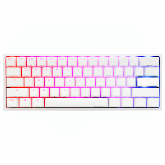 Ducky One 2 Mini v2 RGB LED 60% Mechanical Keyboard - White