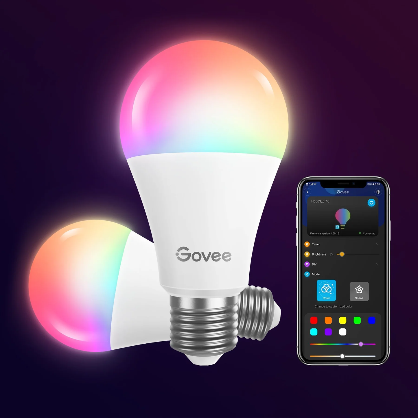 Govee Wi-Fi RGBWW Smart LED Bulb