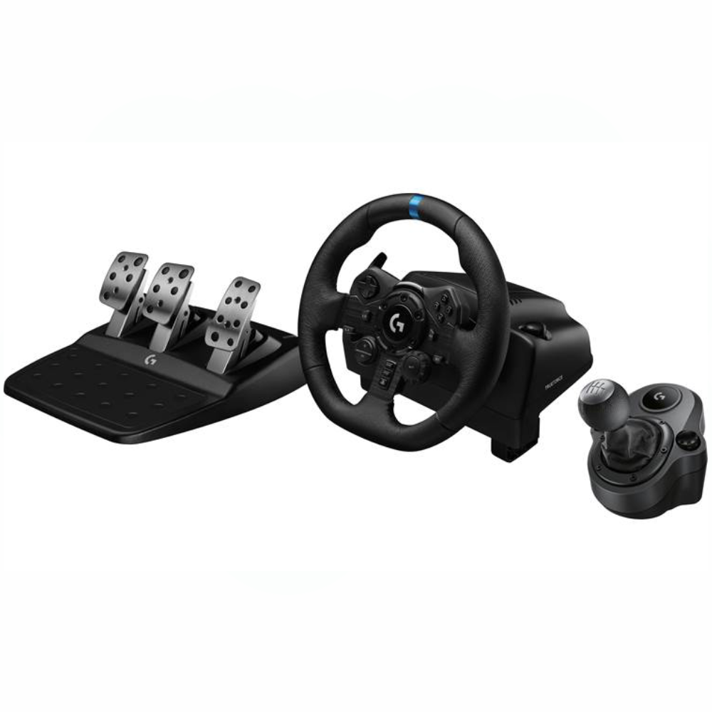 Logitech G923 with Drive Force Shifter Bundle - PS4 | PS5 | PC – Game ...
