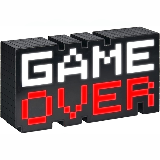 Game Over 8-Bit Pixel Light, Color Changing and Sound Reactive Mood Light