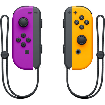 وحدة تحكم Nintendo Switch Joy-Con (يسار)/(يمين) - برتقالي نيون/أرجواني نيون
