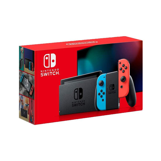 Nintendo Switch V2 - Neon Blue and Neon Red