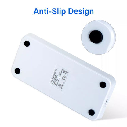 قاعدة شحن مزدوجة من DOBE لوحدة تحكم سوني بلاي ستيشن 5 اللاسلكية 