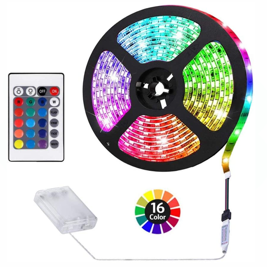 Budget LED Strip Lights, RF Remote Controlled, Multi-Color Changing 5M | 10M